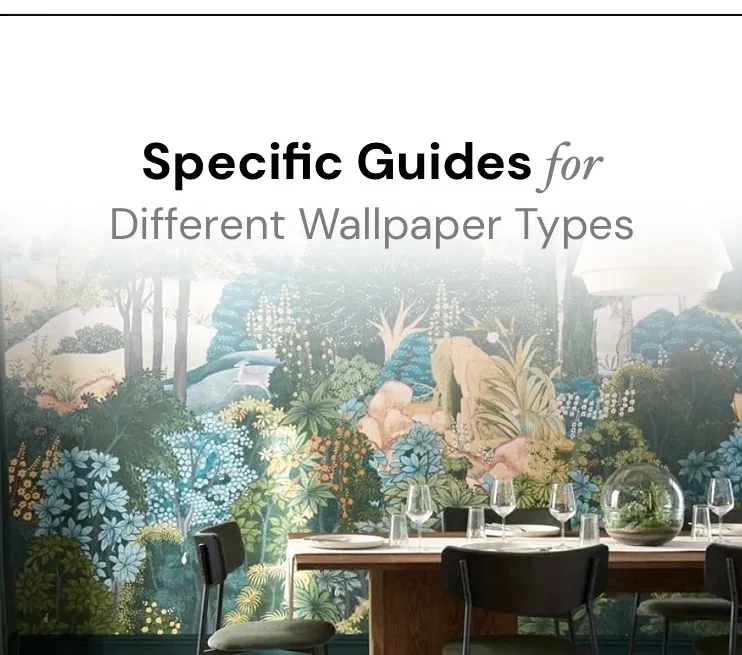 specific guides for different wallpaper types